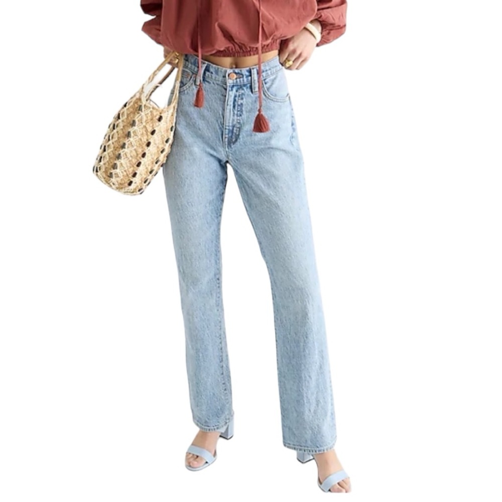 J Crew NWT Full Length Light Seacoast Wash Pocket Perfecting Bootcut Jeans SZ 30 - Picture 15 of 15
